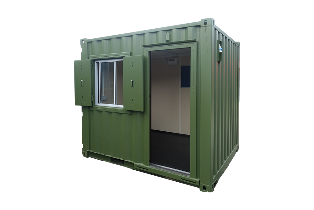 10ft Accommodation Container for Sale – Insulated Portable Living Container with Kitchen & Electrical Package