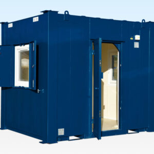 10ft Container 3 Window Security Gatehouse