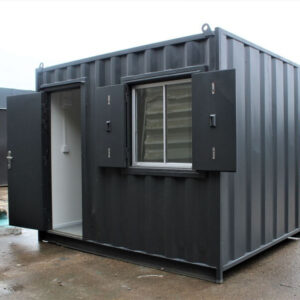 10ft Long Portable Office Shipping Container Workshop – Compact, Secure & Ready-to-Use Workspace