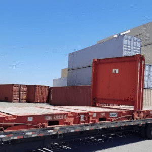 20ft Flat Rack Shipping Container – Heavy-Duty Oversized Cargo Solution