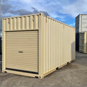 20ft High Cube Shipping Container with Roller Door – Extra Height, Secure & Easy Access