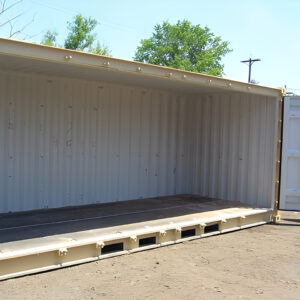 20ft Long Open side Containers 8’6′ H and 9’6″ H