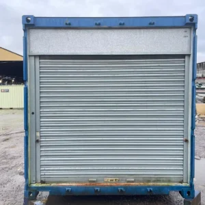 40Ft x 8Ft Shipping Container with Roller Shutter Door – Secure Steel Storage Unit