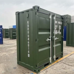 4ft x 7ft New Shipping Container | One-Trip Mini Steel Storage Container | Weatherproof Portable Storage Unit4ft x 7ft New Shipping Container | One-Trip Mini Steel Storage...
