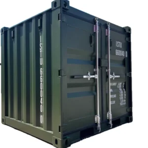 6ft x 6ft Small Shipping Container | Compact Steel Storage Container | Weatherproof Mini Cargo Unit