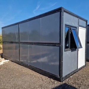 Expandable Folding Container Tiny Home – Portable Office, Site Cabin & Summer House